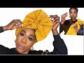 How to use rubber band to tie quick gele