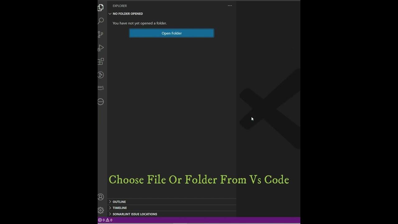 Open a folder or workspace file open folder vscode go live error