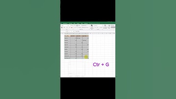 #Cách điền nhanh dữ liệu vào ô trống trong excel