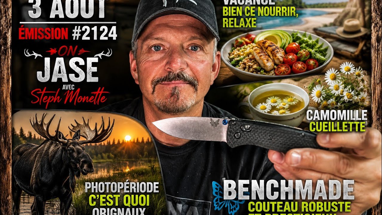 3 août Émission #2124 On Jase avec Steph et Yan Monette