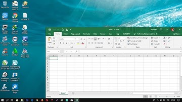 Tampilan Microsoft  Excel 2019