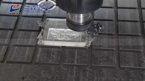 3D CNC router engraving thick acrylic sheet