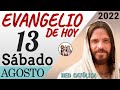 Evangelio de Hoy Sabado 13 de Agosto de 2022 | REFLEXIÓN | Red Catolica
