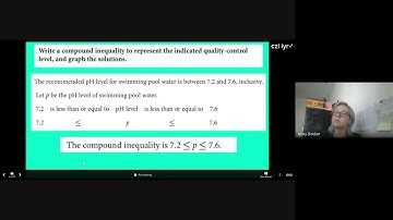Algebra 1 Lesson 2.5 Creating and Solving Compound Inequalities