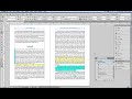 Blue highlighting in InDesign