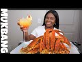 LABOR DAY | GIANT CRABS LEGS + SEAFOOD BOIL MUKBANG + STORYTIME