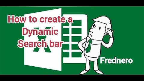 How to create a Dynamic Search bar to highlight data on Excel #excel #viral #shortvideo #trending