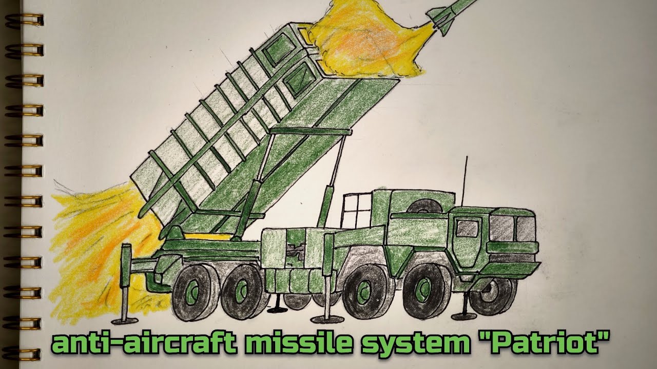 How to Draw | Anti-aircraft Missile System "Patriot"
