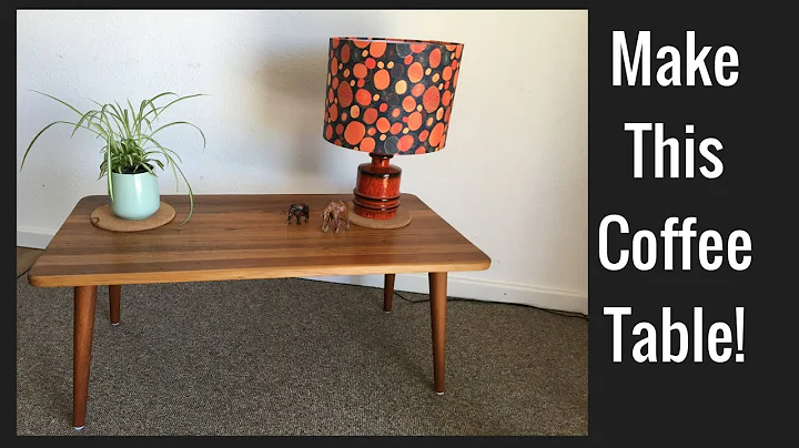 Build a Mid Century Modern Coffee Table, DIY.
