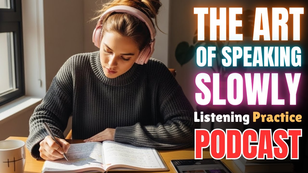 PODCAST: The Art of Speaking Slowly || Advanced English Listening Practice