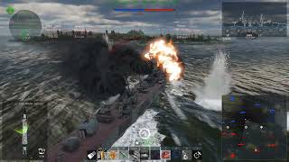 War Thunder; Neustrashimy; After the recent damage model changes you can't tank damage; Naval Arcade