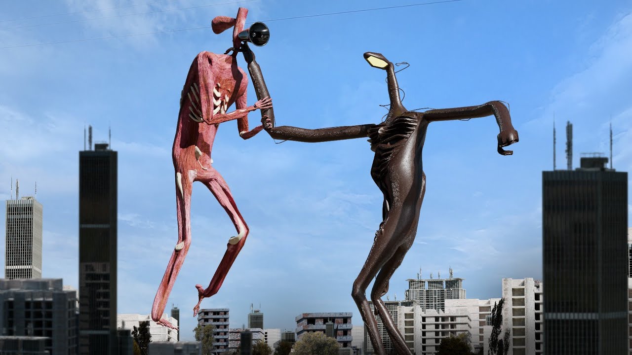 Siren Head против Light Head – Оригинальный фильм VFX от Кушала Чахала