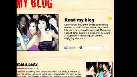 Creating a Blog Page in iWeb: Part 1