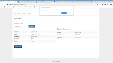 How to return Book || Library || QbexERP Guide