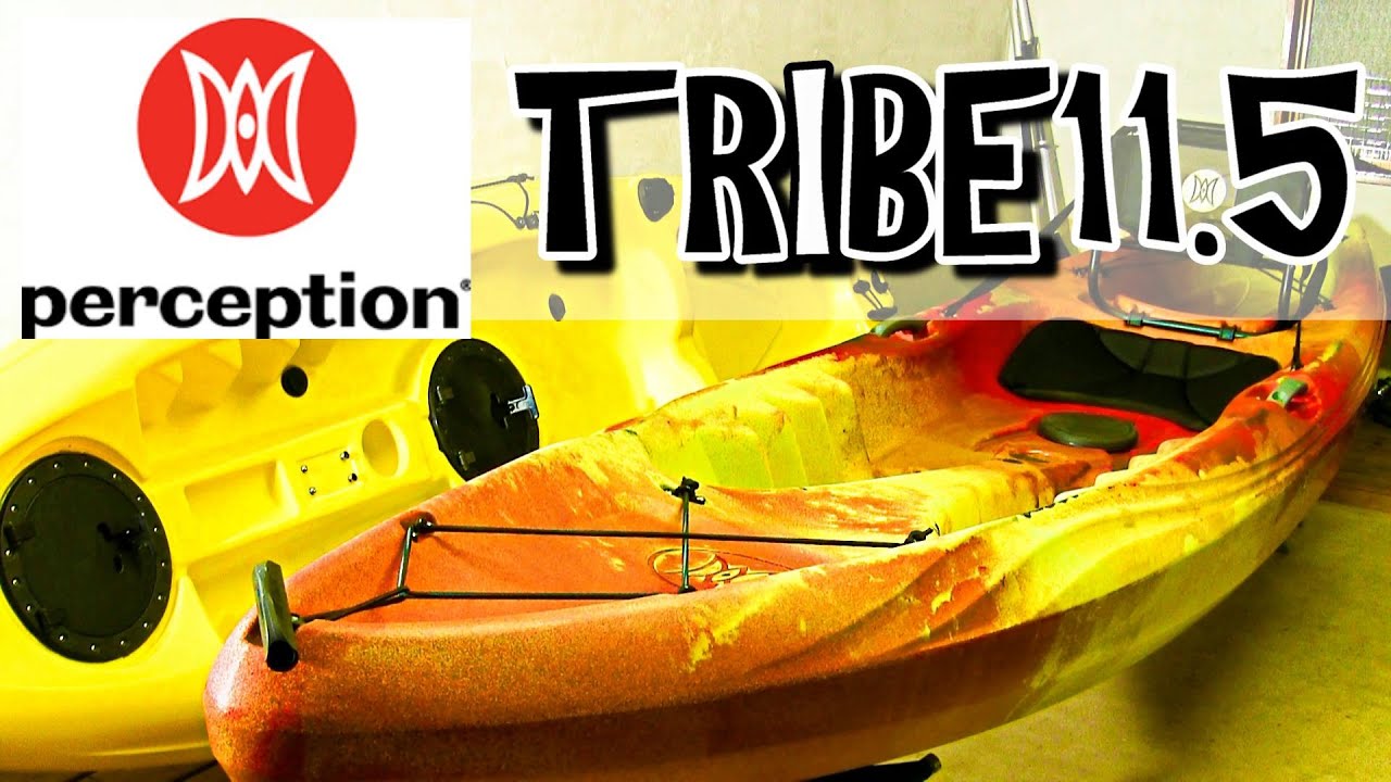Fishing kayak！ Perception Kayak Tribe 11.5 - YouTube