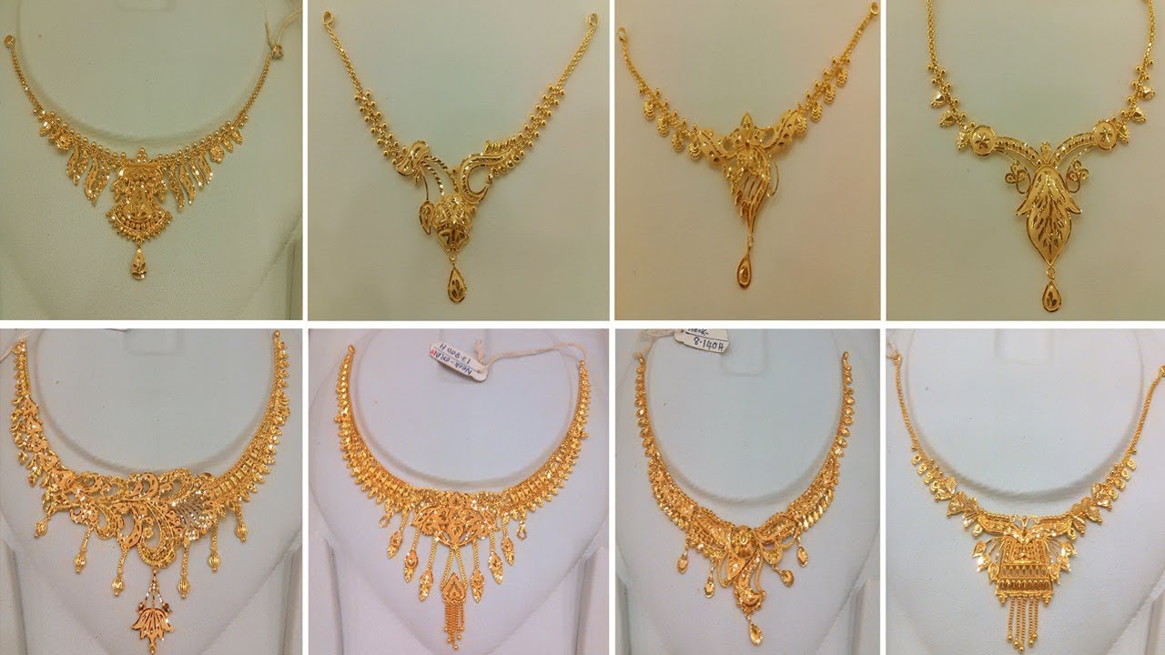 Golden Floral Serenade Necklace – GIVA Jewellery