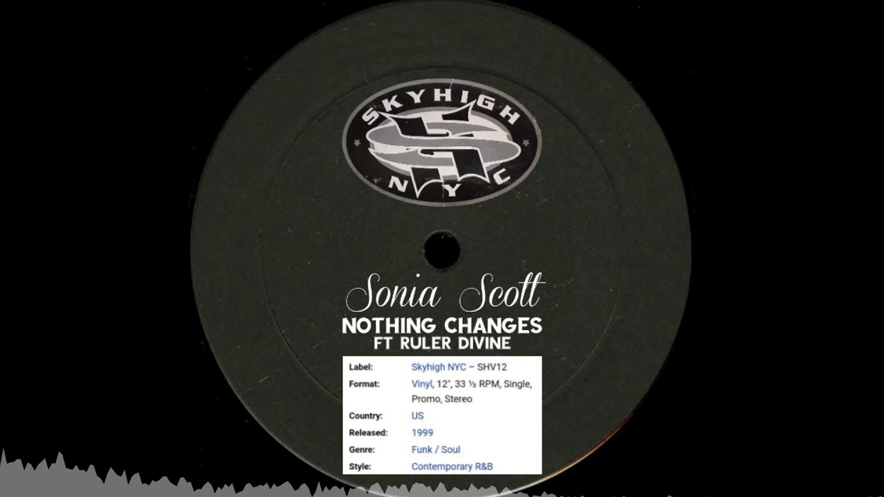 Sonia Scott - Nothing Changes (ft Ruler Divine)