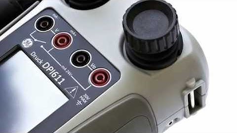 GE Druck DPI 611 Pressure Calibrator Official Video