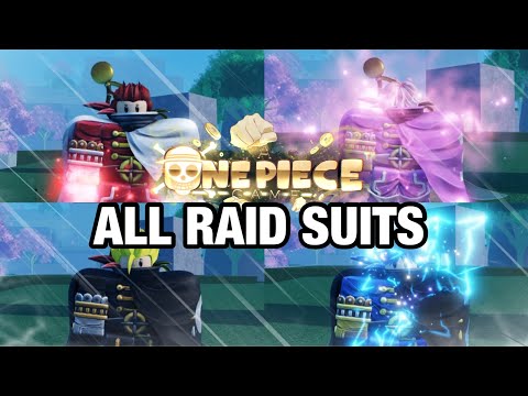 AOPG] All Raid Suits Showcase and How To Get Any Raid Suit! A One Piece Game