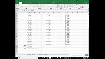 "Measures of Central Tendency in Excel", SPC Sample Video