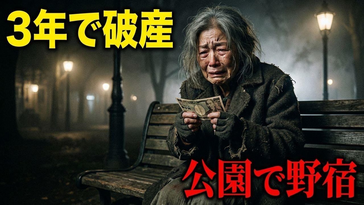 「老後資金8000万」が3年で底をつきホームレスへ転落した74歳女性の末路