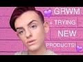 GRWM + TRYING NEW PRODUCTS! | AzDoesMakeUp!