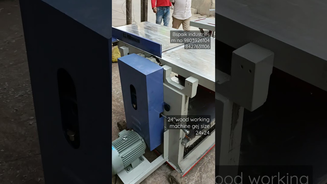 Watch 24" wood working machine gej thickness size 24×24 on YouTube Watch 24" wood working machine gej thickness size 24×24 on YouTube