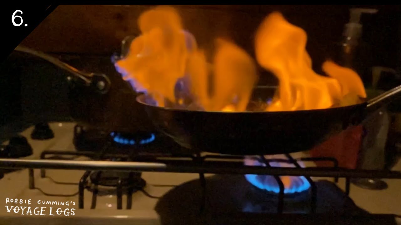 Canal boat steak night 🍺