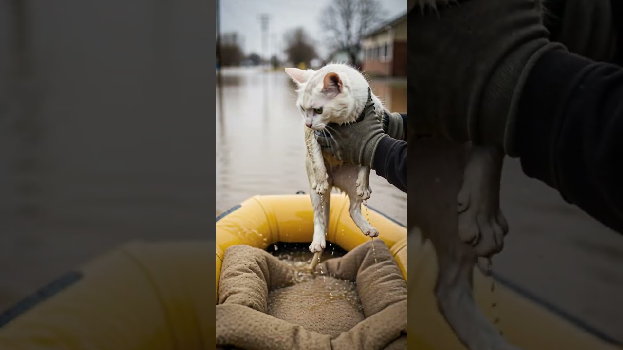 Two Kittens Trapped in a Sinking Car… Rescue Mission Saves Lives 