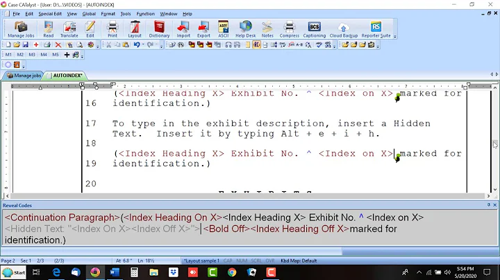AUTOINDEXING