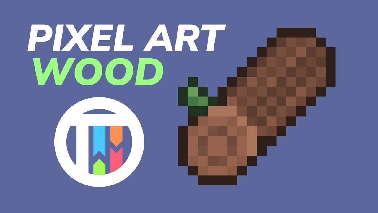 OC][Tutorial] How to draw wood  Jogos pixel art, Arte em pixels