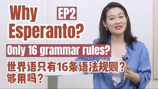 EP2: Language features of Esperanto | Only 16 grammar rules??世界语竟然只有16条语法规则?够用吗?
