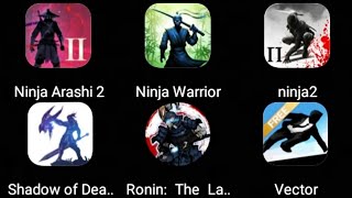 Ninja arashi 2, Ninja warrior, Dead mortal ninja shadow 2, Shadow of death 2, Ronin the last samurai screenshot 3