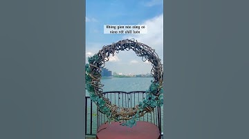 Quán cafe rooftop view hồ Tây siêu thơ mộng #lelacaphe #coffee #rooftop