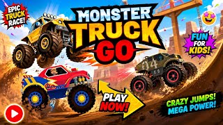  🚛 Monster Trucks Gameplay – Epic Stunts, Crazy Crashes & Extreme Off-Road Adventure! 💥 screenshot 3