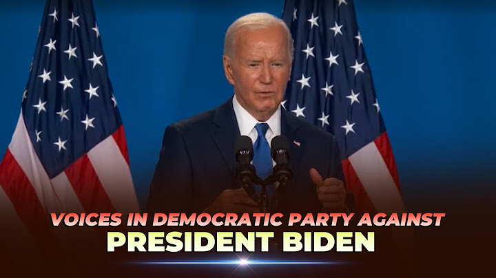 LIVE PC: Joe Biden’s rare solo PC as voices rise in Democratic Party for him to step down