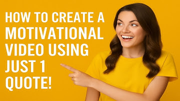 Create Motivational Videos from Just 1 Quote with AI Video Generator – VideoGen Tutorial!