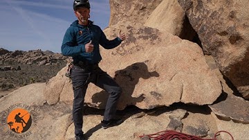 How to use  natural terrain for rock climbing anchoring