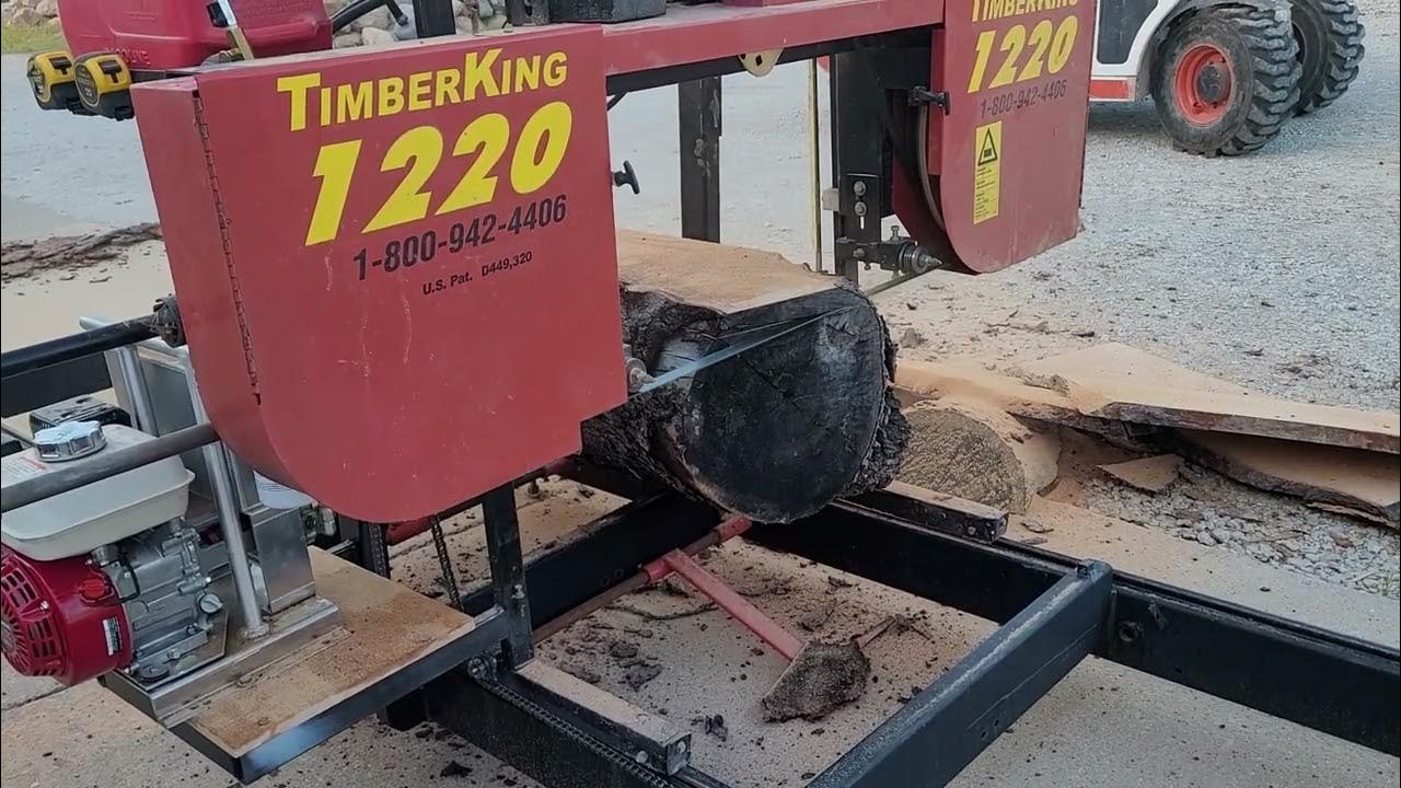 Timber King upgraded 1220 sawmill. YouTube