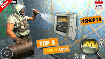 Best Robbery Games For Android  #Shorts | Top 5 Best Robbery Games For Android 2021 #Shorts