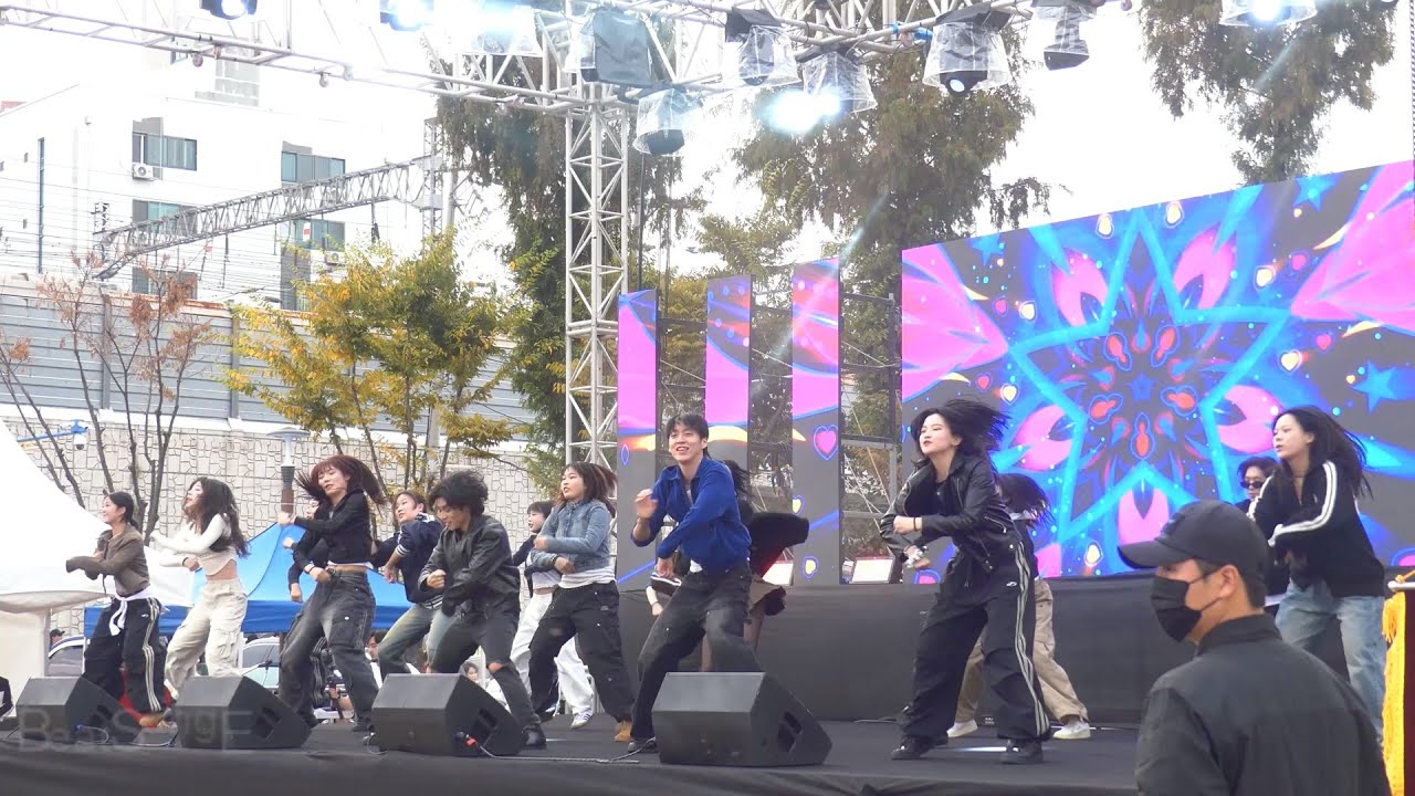 LJ댄스팀 (BTS 댄서 양어진 YURJIN ) 의 멋진 싸이 예술이야 군무 (LJ Dance crew Psy - It's ...