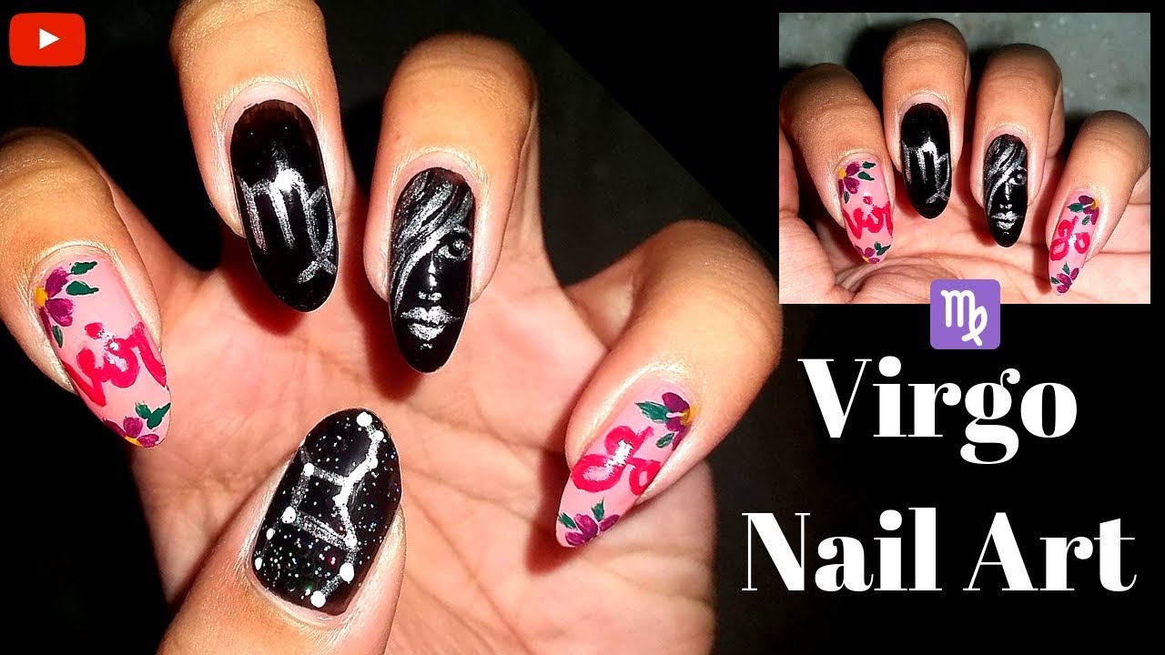 Virgo Constellation Nail Art - wide 5