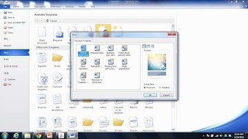 Creating and Using Word 2010 Templates