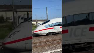 German ICE train at full speed #railway