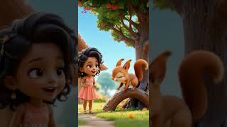 ఉడుత, ఉడుత, వచ్చి పరిగెత్తు - Little Squirrel Song |Telugu Rhymes for Kids | Galatta Kids | Shorts