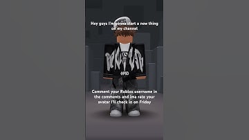 Put your Roblox username in the comments #fypシ #fypシ゚viral #makemefamous #interactive