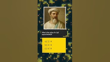 What is the value of π (pi) approximately | Math Quiz #shorts
