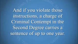 What's The Penalty For Criminal Contempt In The Second Degree?