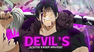 Devil's Work - Gojo VS Toji | Jujutsu Kaisen Season 2 Ep 3 [AMV/EDIT] 4K !Quick
