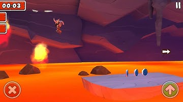 Manuganu 2 - Level 34...Volcano...Gameplay (Free Game on Android)